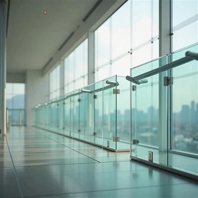 Kaca tempered bening